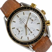 Thumbnail von Omega Speedmaster Reduced chronograph white dial Automatic 1994