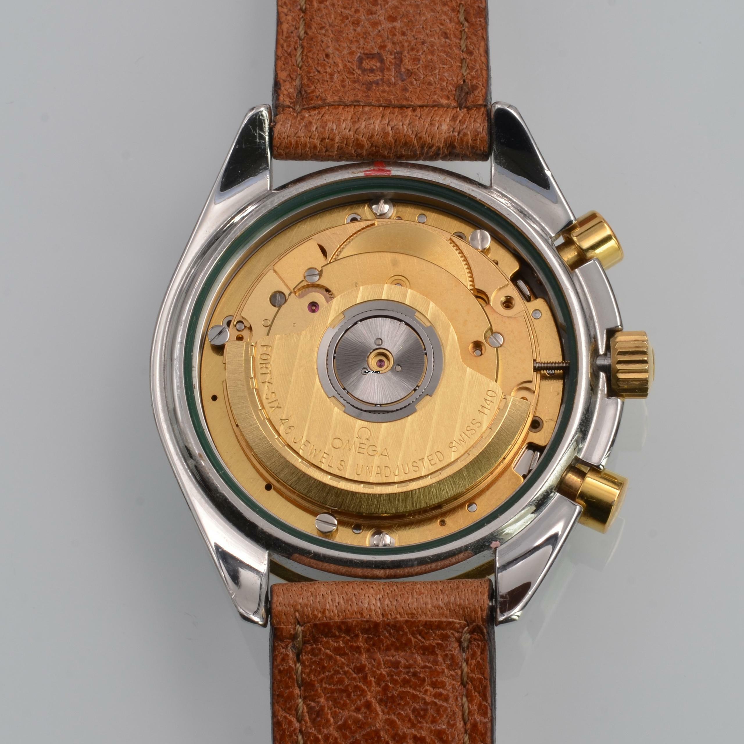 Thumbnail von Omega Speedmaster Reduced chronograph white dial Automatic 1994