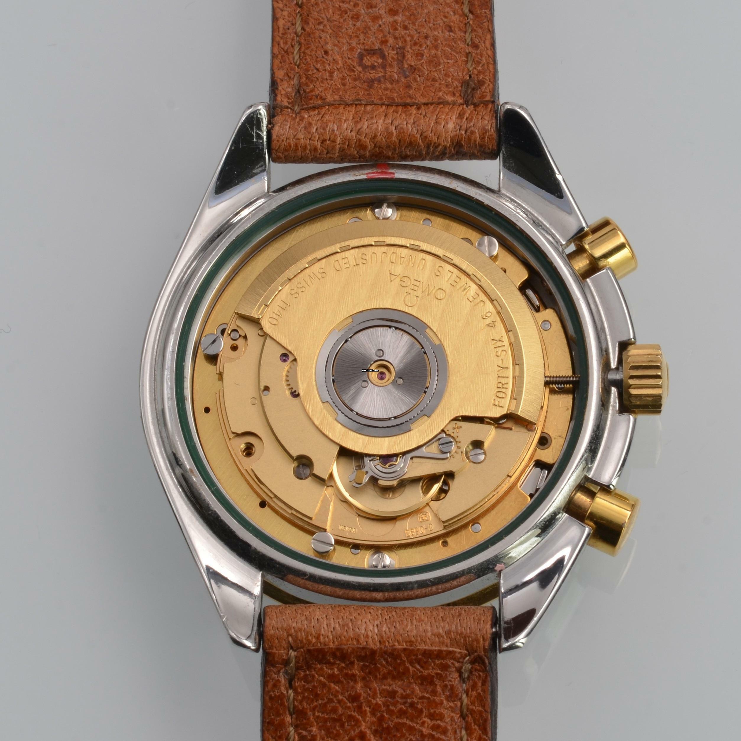 Thumbnail von Omega Speedmaster Reduced chronograph white dial Automatic 1994