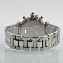 Thumbnail von Cartier Pasha 1352 chronograph 35MM Gray dial quartz year 1999