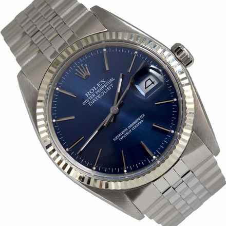  Rolex Datejust 36 16014 blue dial Full Set 1979 