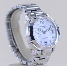 Thumbnail von Officine Paneral Luminor Marina PAM00051 Stahlband Automatic white dial rar 40mm B+P