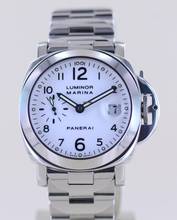 Thumbnail von Officine Paneral Luminor Marina PAM00051 Stahlband Automatic white dial rar 40mm B+P