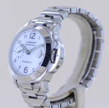 Thumbnail von Officine Paneral Luminor Marina PAM00051 Stahlband Automatic white dial rar 40mm B+P