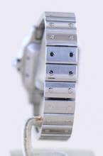 Thumbnail von Cartier Santos Galbée De Cartier Galbée Stahl silver roman dial Klassik Automatik Lady B+P