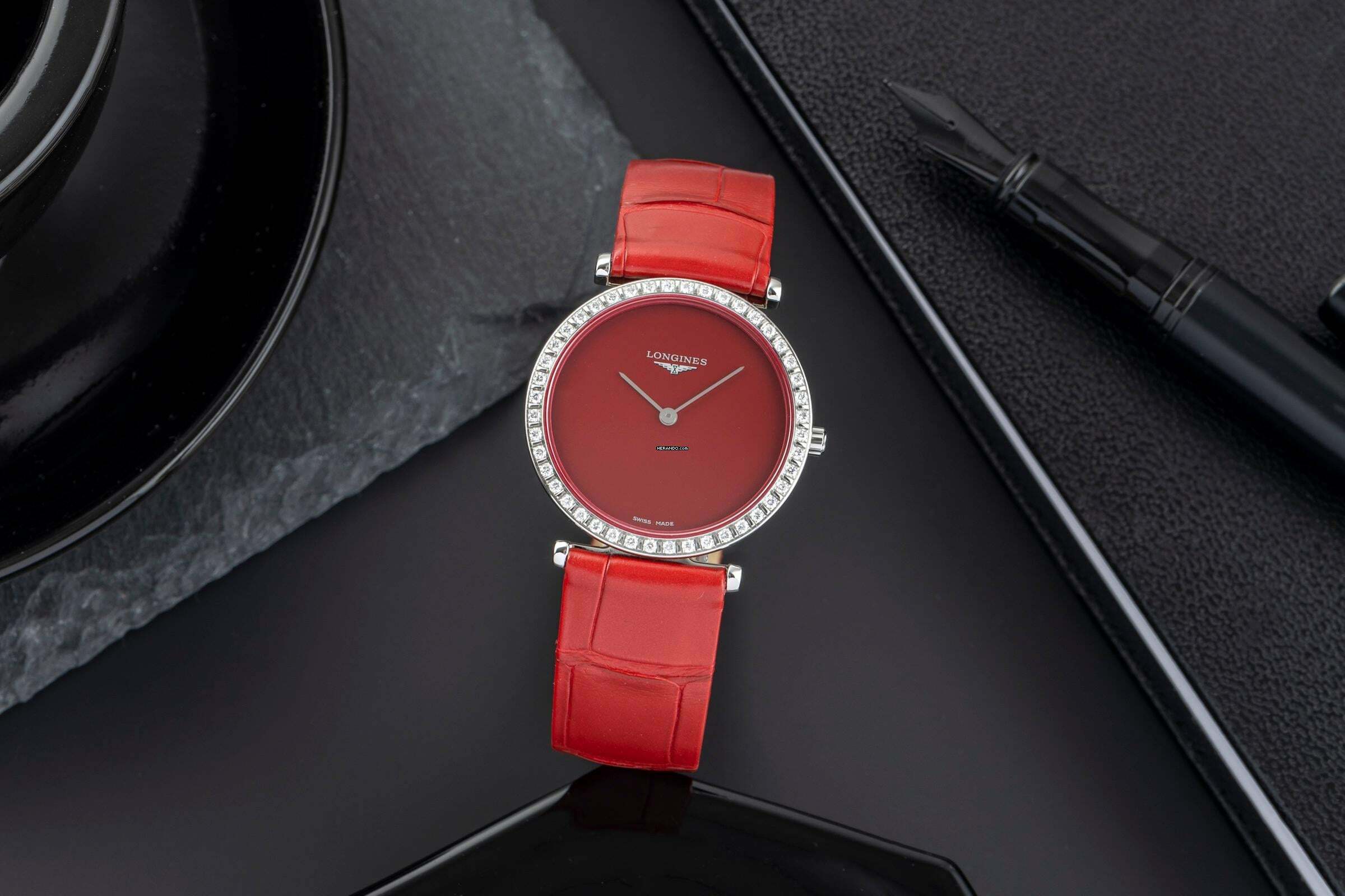 Thumbnail von Longines La Grande Classique Stahl Diamanten Damen Ref. L4.523.0.91.2 B&P 2022