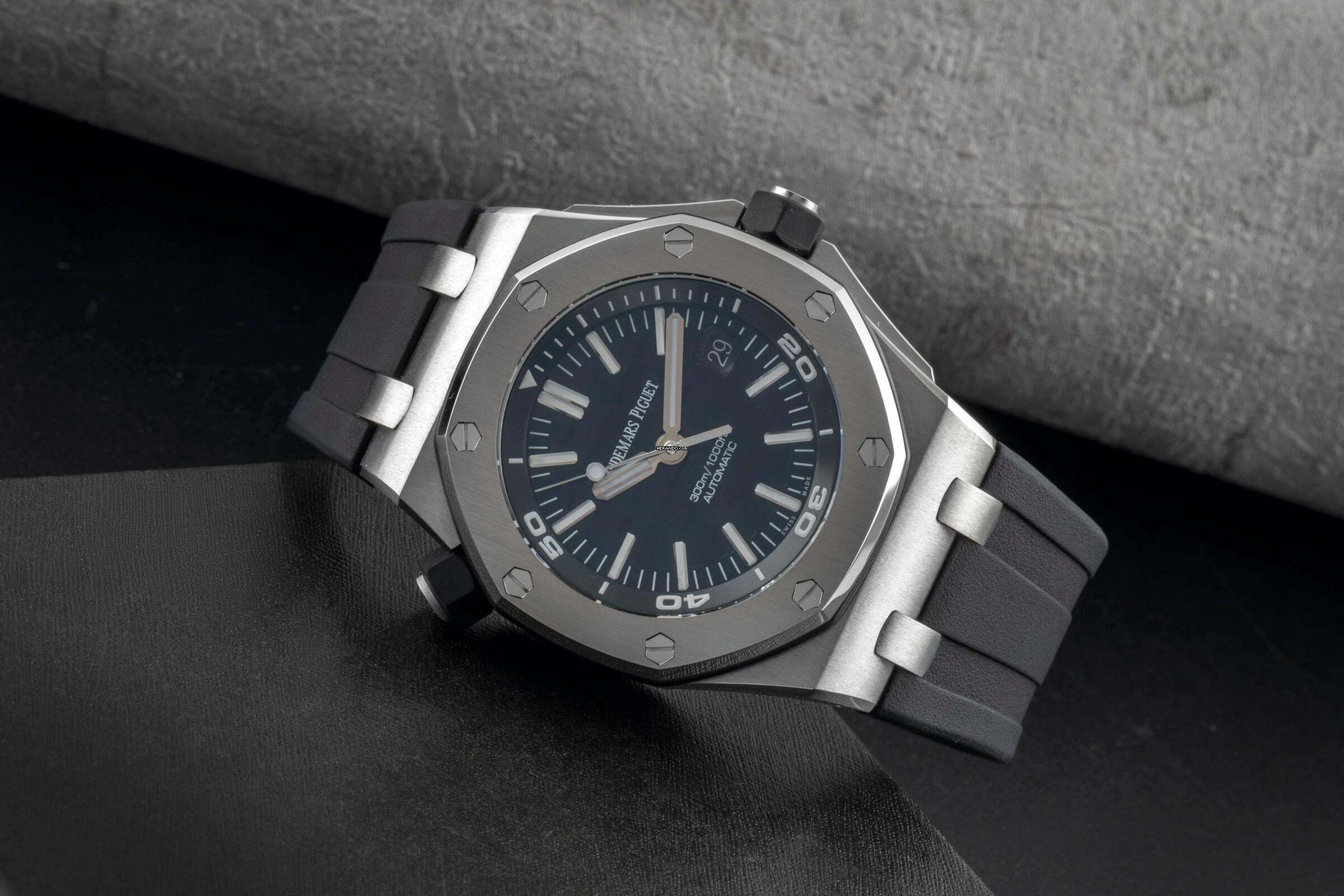 Thumbnail von Audemars Piguet Royal Oak Offshore Diver Stahl Automatik Ref 15710ST.00.A002CA.01 Box & Papiere