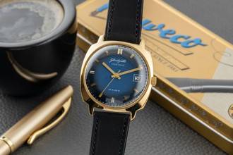 Thumbnail von Glashütte Original Spezimatic Messing vergoldet Automatik Herrenuhr Vintage Klassiker