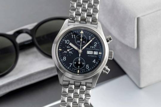  IWC Fliegeruhr Chronograph Fliegerchronograph Chronograph Stahl Automatik Herrenuhr Ref. IW370605 