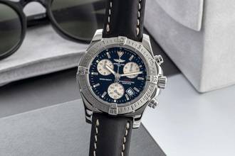 Thumbnail von Breitling Colt Chronograph 200M Chronometer Edelstahl Herrenuhr Ref. A73380 B&P