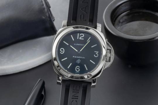 Panerai Luminor Base Logo 44MM Edelstahl Handaufzug Herrenuhr Ref. PAM00000 