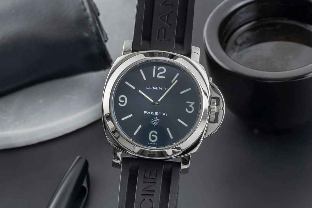  Panerai Luminor Base Logo 44MM Edelstahl Handaufzug Herrenuhr Ref. PAM00000 