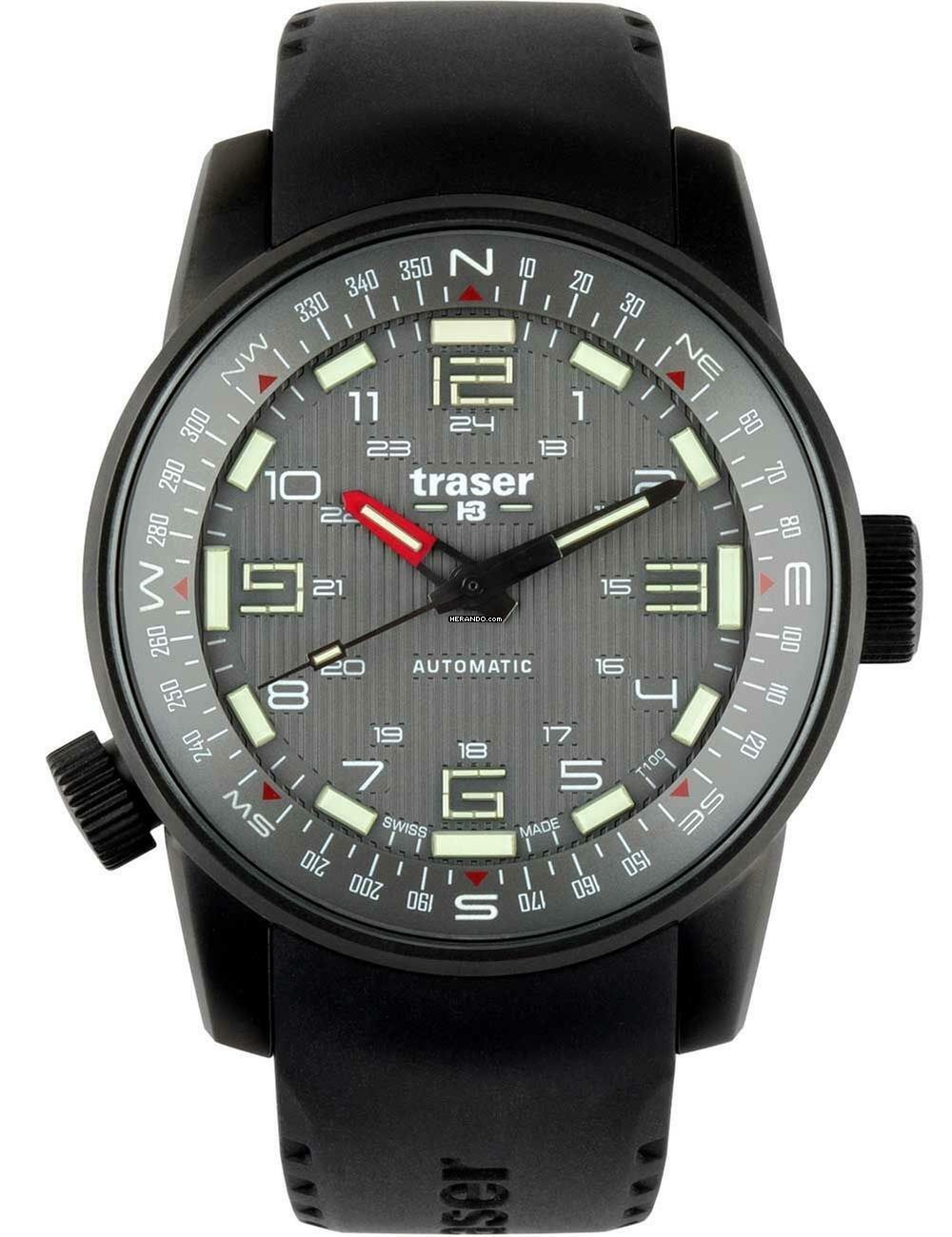Traser H3 110594 P68 Pathfinder T100 Automatik Herrenuhr 46mm 10ATM