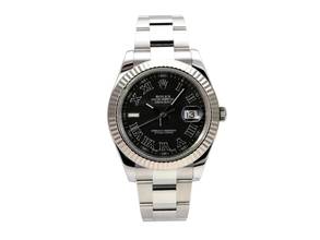 Thumbnail von Rolex Datejust II Edelstahl / Weißgold Ref. 116334 Schwarz R