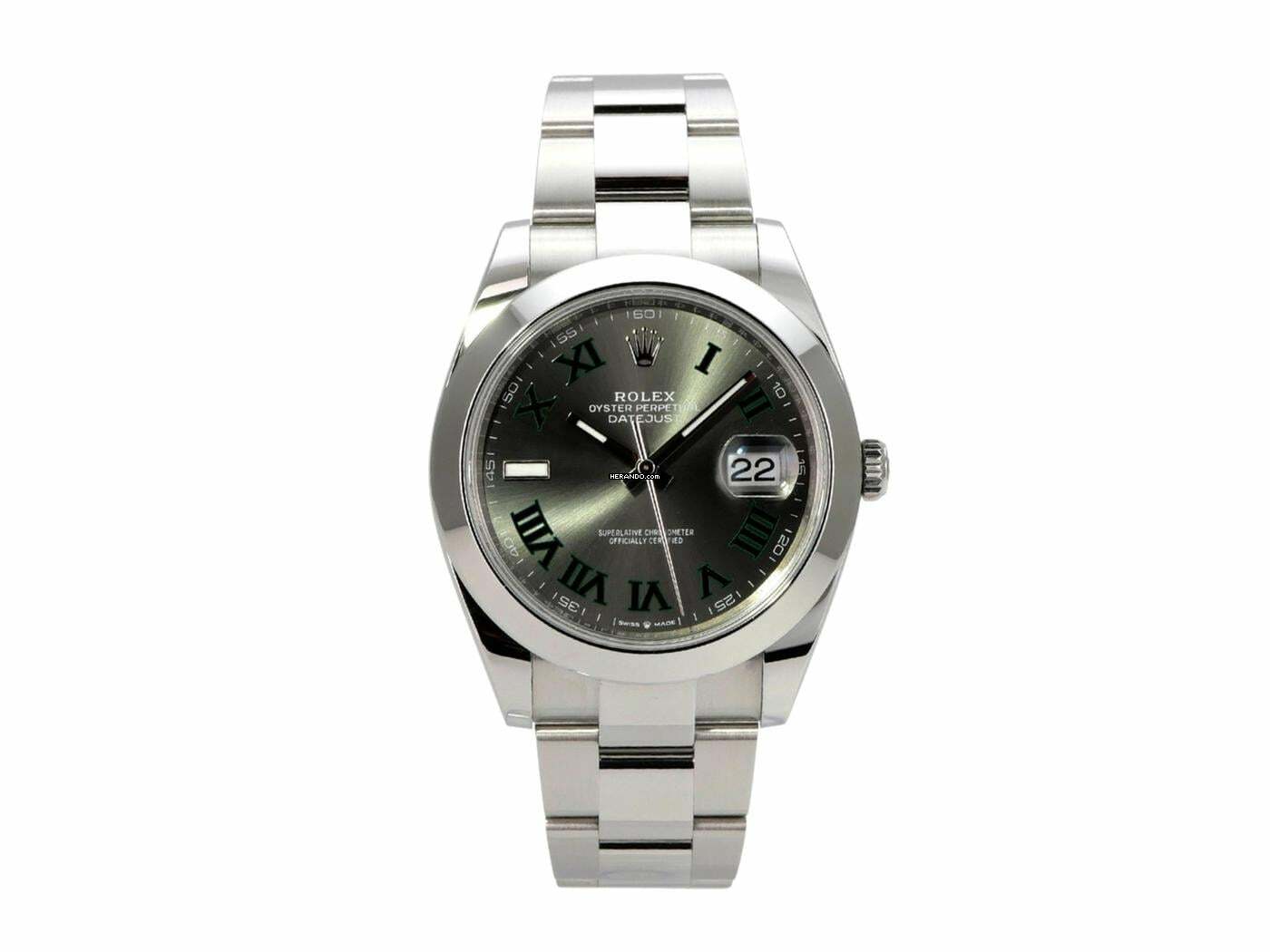Rolex Datejust 41 Ref. 126300 Edelstahl Rhodium Röm Oyster-Band