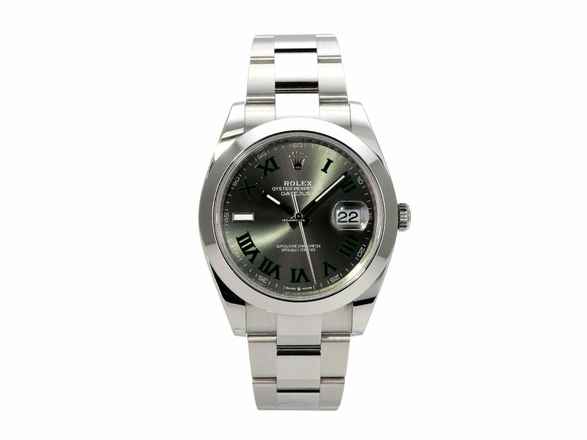  Rolex Datejust 41 Ref. 126300 Edelstahl Rhodium Röm Oyster-Band 