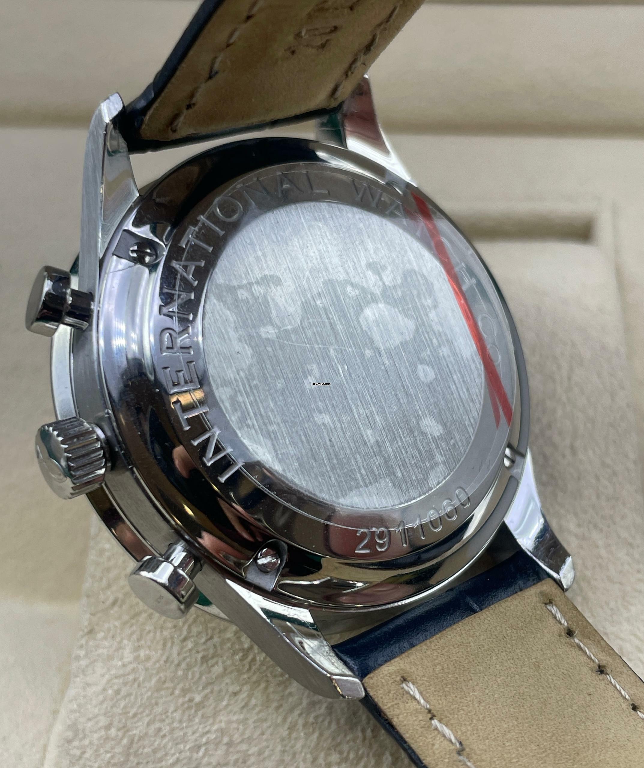 Thumbnail von IWC Portugieser Chronograph Portuguese Chronograph FULL SERVICED 2026 Watch only Top Condition + NEW Blue Strap