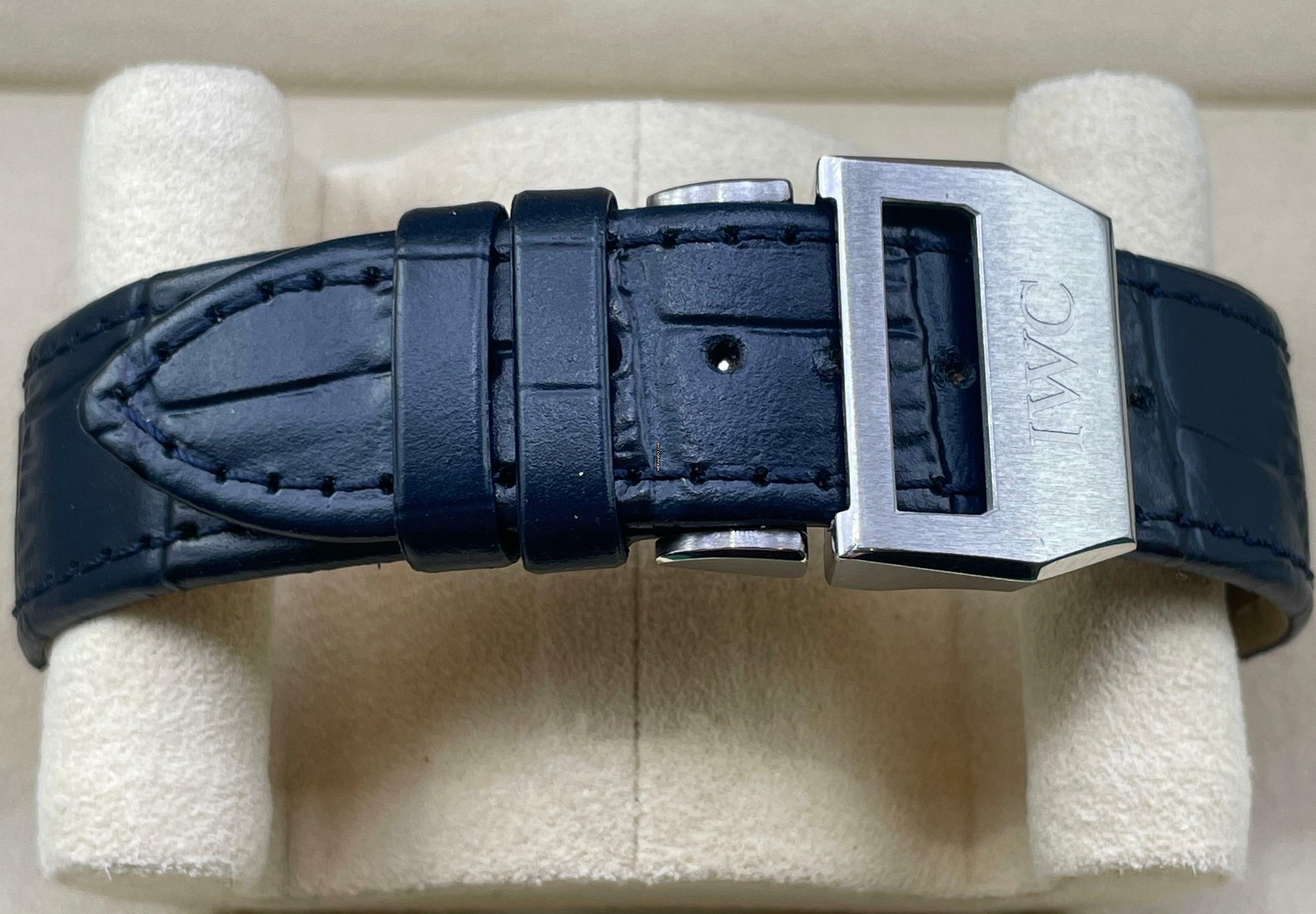 Thumbnail von IWC Portugieser Chronograph Portuguese Chronograph FULL SERVICED 2026 Watch only Top Condition + NEW Blue Strap