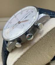 Thumbnail von IWC Portugieser Chronograph Portuguese Chronograph FULL SERVICED 2026 Watch only Top Condition + NEW Blue Strap
