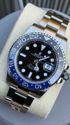 Rolex GMT-Master II Batman Fullset LC100 Wempe incl. First buyers invoice 