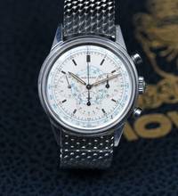 Thumbnail von Movado M95 Chronograph Sub Sea with Rare Dial and Bracelet Vintage
