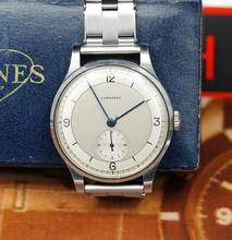 Thumbnail von Longines Oversize Calatatrava with Rare SECTOR Dial Vintage Box and Extract