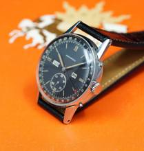 Thumbnail von Movado Triple Date Calendar Rare Vintage Tropical Black Dial