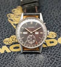 Thumbnail von Movado Triple Date Calendar Rare Vintage Tropical Black Dial