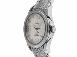 Thumbnail von Omega De Ville Co-Axial Ref.4581.75.00 2010 Full Set sehr gut Vintage De Ville Automatic Perlmutt Diamanten