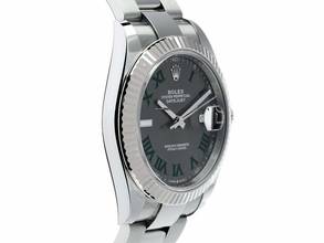 Thumbnail von Rolex Datejust 41 Wimbledon Ref.126334 2022 Full Set wie Neu Datejust Wimbledon Stahl 18kt Weißgold