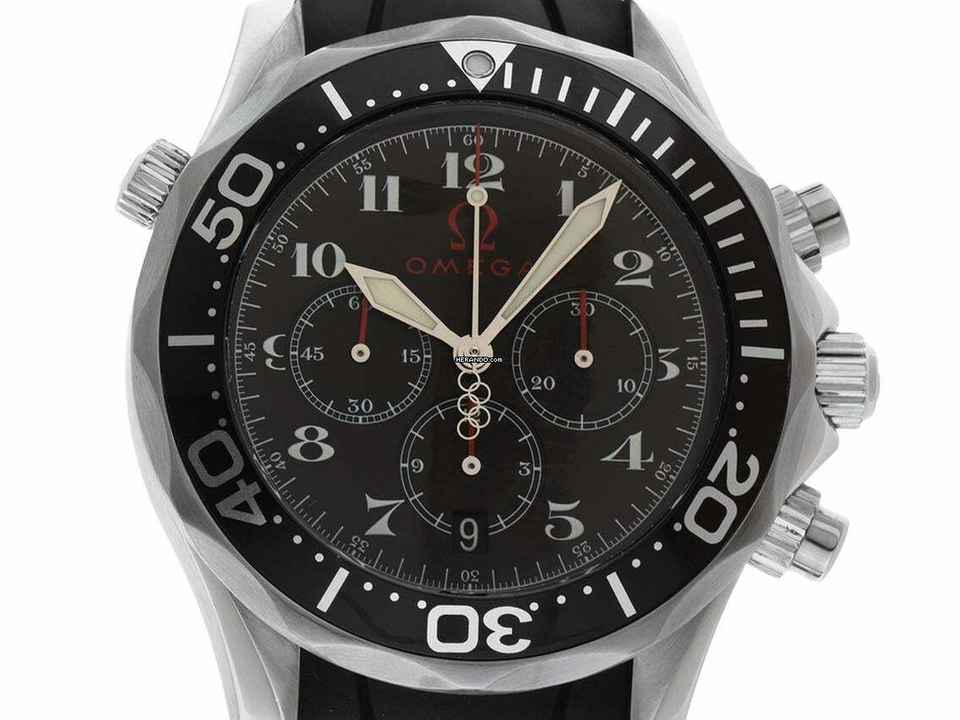  Omega Seamaster Olympic Ref.2896.51.91 2009 Full Set sehr gut Vintage Seamaster Olympic Chronograph 