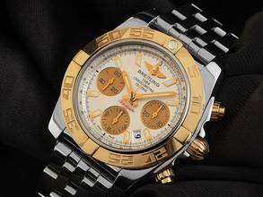 Thumbnail von Breitling Chronomat 41 Ref.CB014012/G713 2014 Full Set wie Neu Vintage Chronomat 41