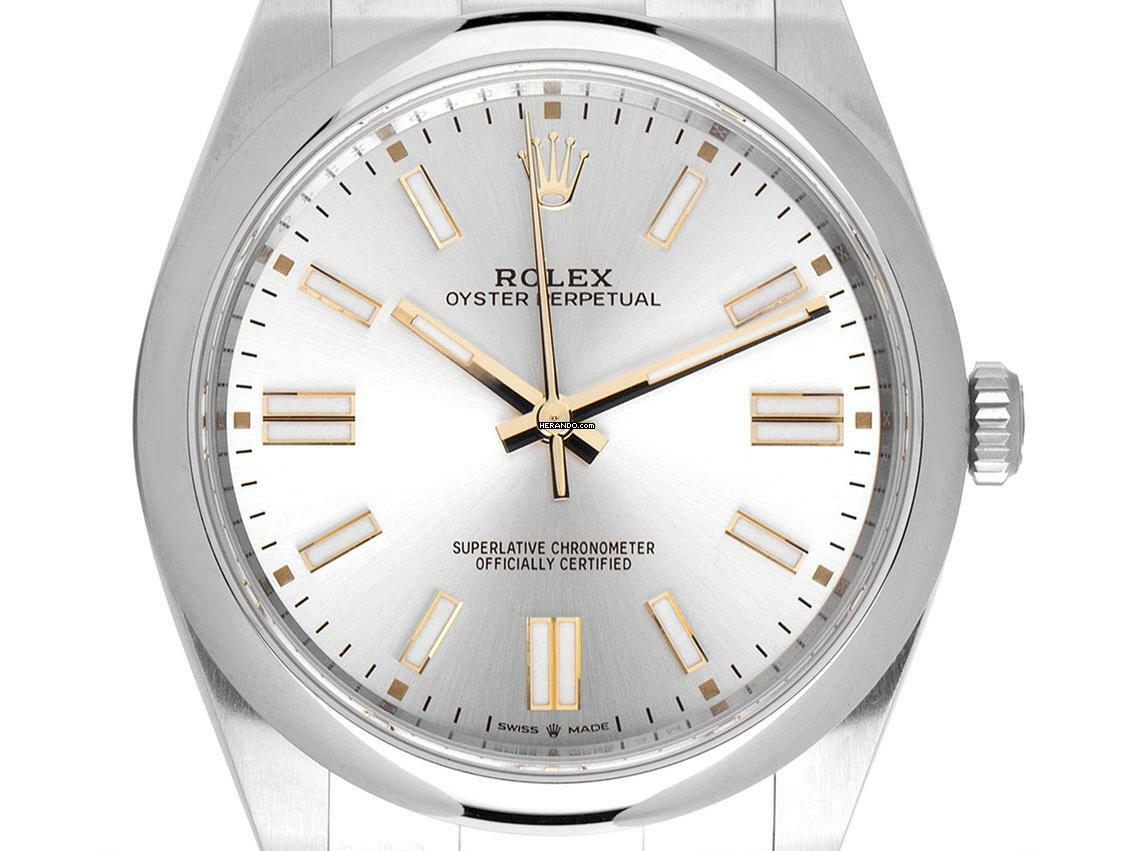  Rolex Oyster Perpetual 41 Ref.124300 2022 Full Set wie Neu Oyster Perpetual 