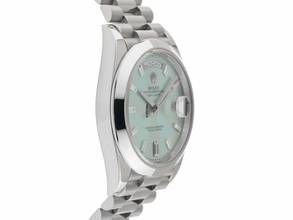 Thumbnail von Rolex Day-Date 40 950 Platin Diamanten Ref.228206 2021 Full Set wie Neu Day-Date 950 Platin 259g Diamanten