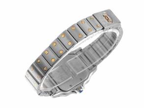 Thumbnail von Cartier Santos Galbée Lady PM Ref.1567 1998 Box&Beschreibung sehr Gut Vintage Santos Galbee Lady PM kleines Modell