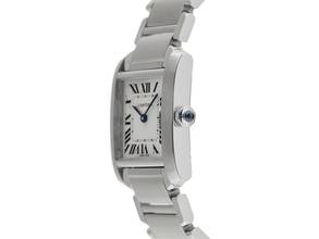 Thumbnail von Cartier Tank Française MM Medium Modell Ref.2465 2004 Full Set sehr Gut Vintage Tank Francaise MM Medium Modell