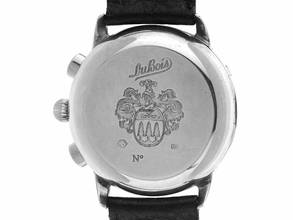 Thumbnail von Philippe du Bois & Fils Le Chronograph 1910 2006 Full Set sehr gut Vintage Le Chronograph 1910 Vollkalender Mondphase 925 Sterlingsilber