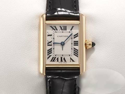  Cartier Tank Louis Cartier Kleines Modell Gelbgold 750 2020 W1529856 Gold Damen 18kt Yellow Gold 