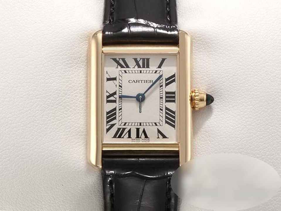  Cartier Tank Louis Cartier Kleines Modell Gelbgold 750 2020 W1529856 Gold Damen 18kt Yellow Gold 