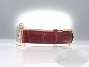 Thumbnail von Cartier Tank Américaine Rosegold 750 2018 Lederband W2607456 Damen Gold