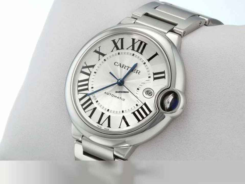  Cartier Ballon Bleu 42mm 42 Mm 2013 W69012z4 Edelstahl Automatik Herren Damen Stahl Steel 