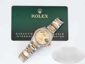 Thumbnail von Rolex Lady-Datejust 28 279383 Rbr 2023 Stahl Gelbgold 750 Diamanten Automatik Stainless Steel 18kt Yellow Gold Jubilé-band Chronometer Oyster