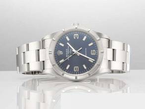 Thumbnail von Rolex Air King 34 Mm 14010m 2001/02 Edelstahl Automatik Medium Stahl Stainless Steel Oyster-band Blue Dial