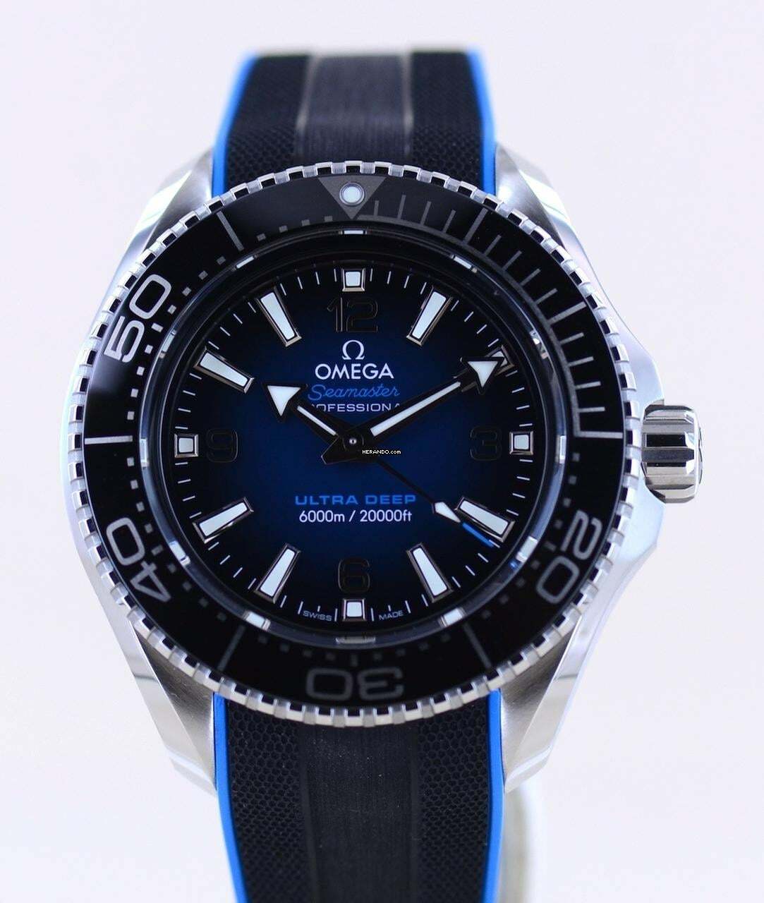 Thumbnail von Omega Seamaster Ultra Deep 6000M Planet Ocean Ultra Deep Blue Dial Co-Axial 45,5mm 6000 Meter Diver B+P