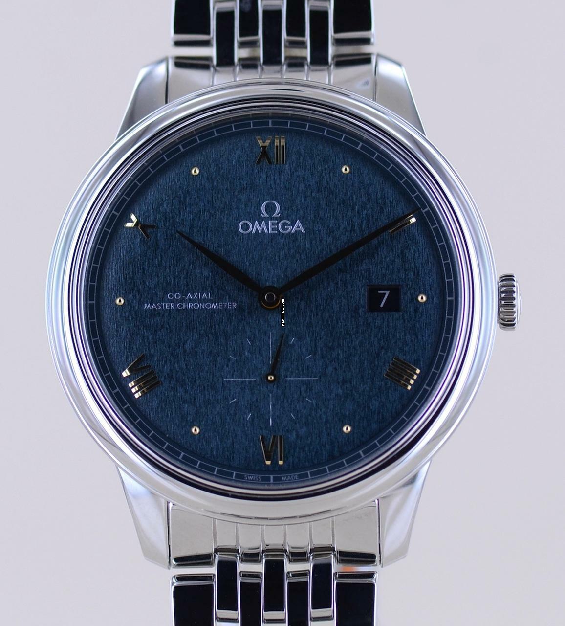 Omega De Ville Prestige Master Chronometer 41mm Green Dial Neu B+P