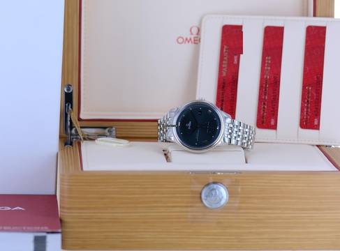  Omega De Ville Prestige Master Chronometer 41mm Green Dial Neu B+P 