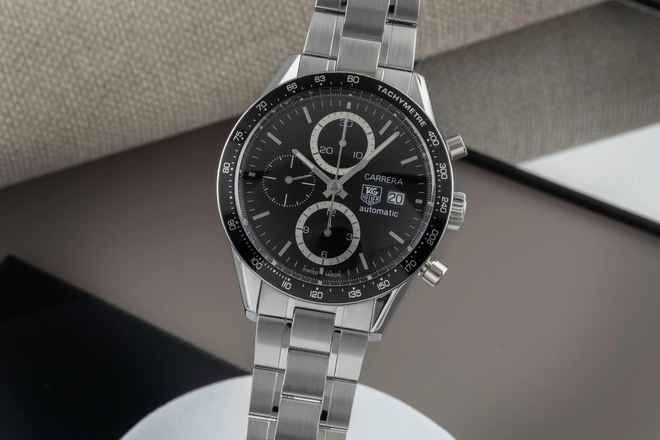  TAG Heuer Carrera Calibre 16 Chronograph Stahl Automatik Herrenuhr Ref. CV2010.BA0788 