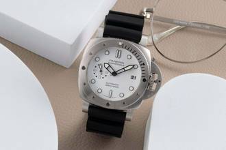 Thumbnail von Panerai Submersible Edelstahl Automatik Herrenuhr Ref. PAM01223 B&P 2021