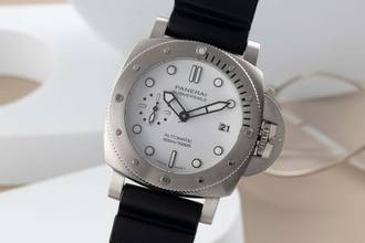 Thumbnail von Panerai Submersible Edelstahl Automatik Herrenuhr Ref. PAM01223 B&P 2021
