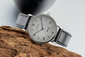 Thumbnail von NOMOS Tangente Glashütte Tangente Sport Stahl Handaufzug Herrenuhr Ref. 502 B&P 2002